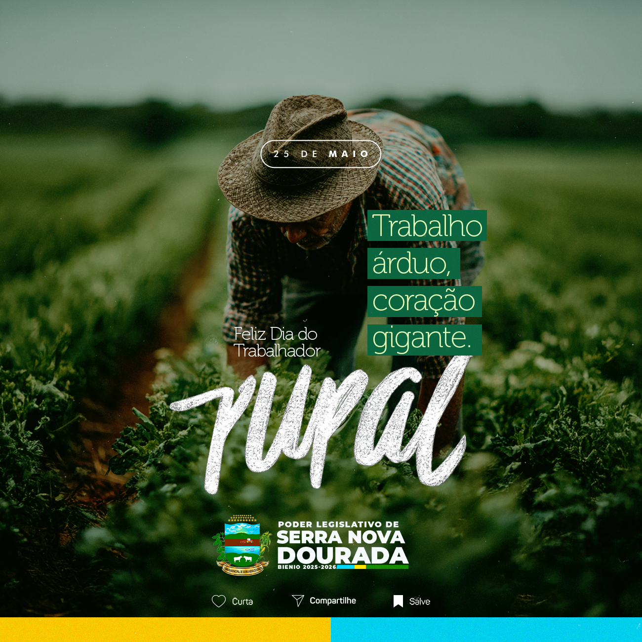 Imagem da notícia: 25 DE MAIO - DIA DO TRABALHADOR RURAL